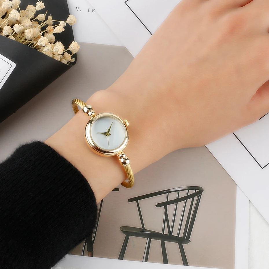 Top Gifts Summer Fashion Women Dress Watch Luxury Gold Slim Bangles Bracelets Clock Female Quartz Wristwatches Relogio Feminino 2018 (26)