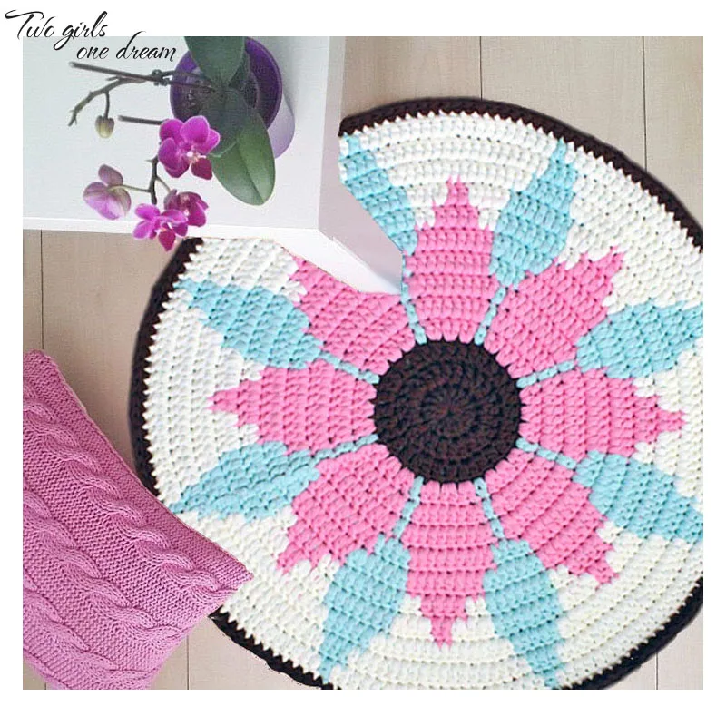 ^*Best Offers Original Flowers Hand Crocheted Seat Cushion Round Table Mats DIY Hook Flower Table Placemats Movie Decorations Carpet 60CM ^*Best Offers Original Flowers Hand Crocheted Seat Cushion Round Table Mats DIY Hook Flower Table Placemats Movie Decorations Carpet 60CM