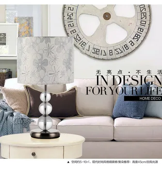 

modern decoration Bedroom bedside crystal table lamp10060