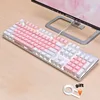 white pink