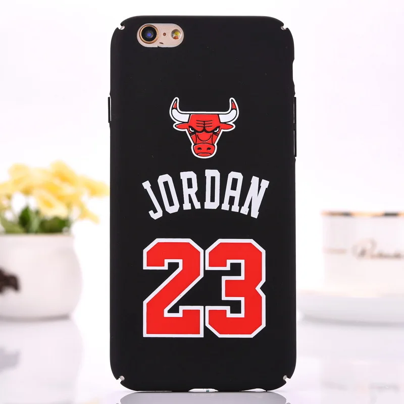 

JSPYL Fashion Cases For iphone X Basketball Jordan Case Cover For 6 6s 7 8 Plus Case Basketball Fly Man PC hard Phone Bag Case