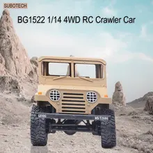 SUBOTECH BG1522 1/14 2,4G 4WD гусеничный внедорожный Радиоуправляемый альпинистский автомобиль багги игрушки высокоскоростное транспортное средство с фарой RTR