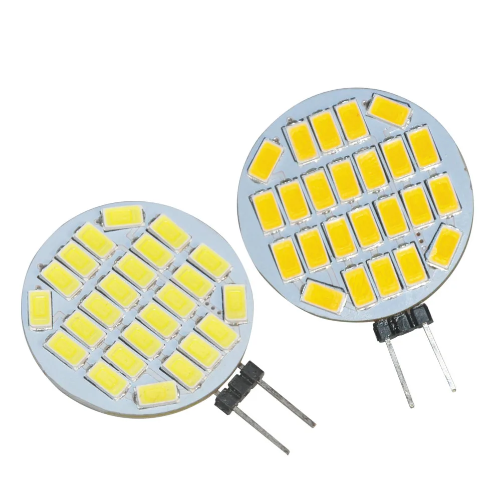 JYL 2 шт. яркий G4 6 12 15 24 SMD 5730 светодиодный лодочный Точечный светильник, домашняя лампа, чистый белый 0,8 Вт 1,2 Вт 2 Вт 3,1 Вт теплый белый 360лм