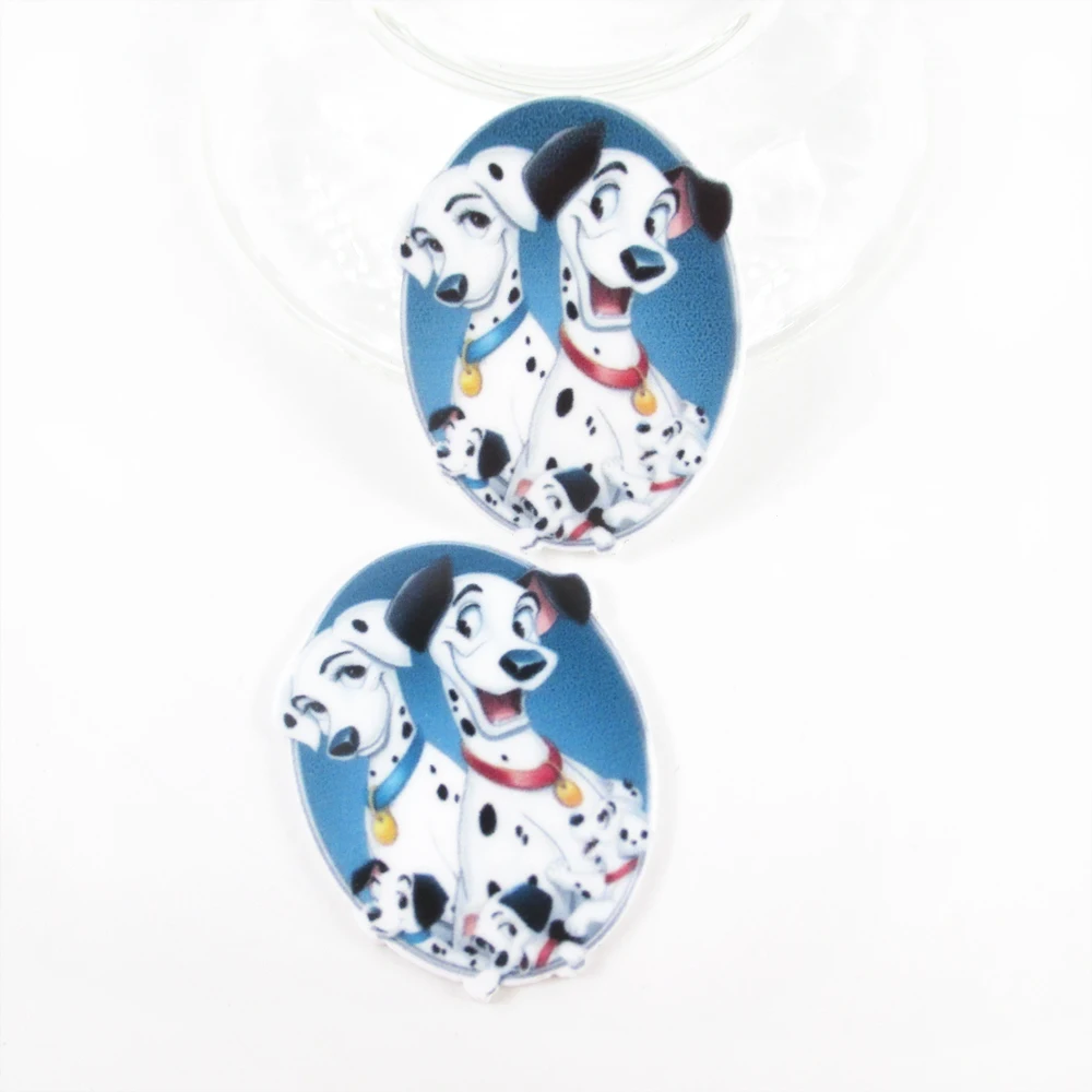 

David accessories Cartoon dog flat back planar resin diy decoration crafts accessories 5pieces,DIY handmade materials, 5Yc913