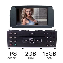 1 Din Android 8,0 автомобильный DVD мультимедийный плеер для Mercedes Benz C200 C180 W204 2007 2008 2009 2010 gps wifi автомобильный стерео ips