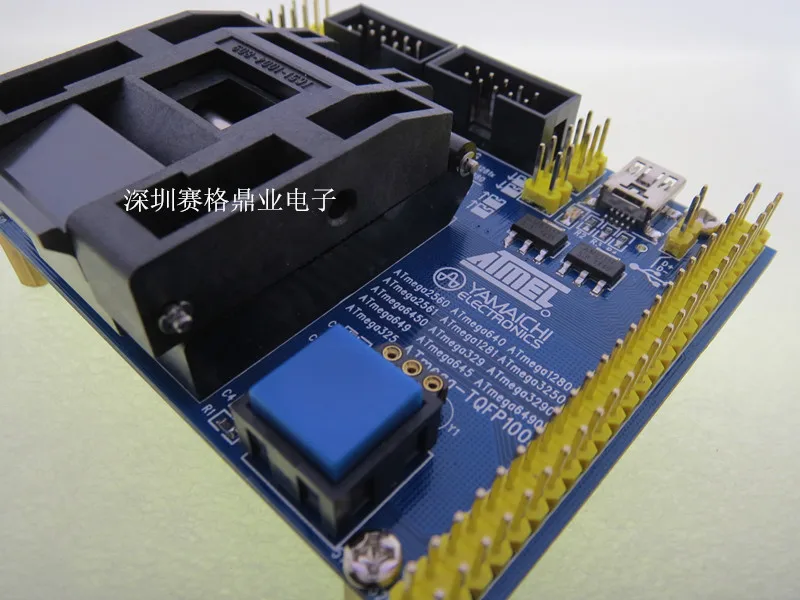 Оригинальное тестовое сиденье ATMEL IC ATmega6450 ATmega3250 ATmega329 программируемая зажигания