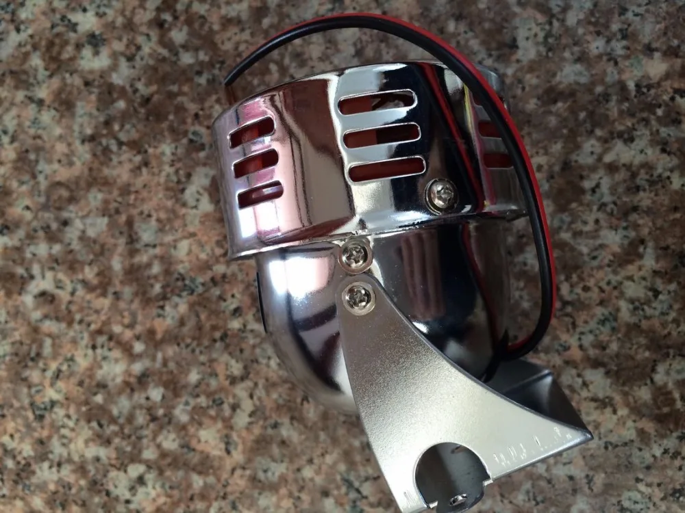 Сирена с гелиозным сигналом 12 В хром|motorbike motor|motorbike alarmmotorbike horn |