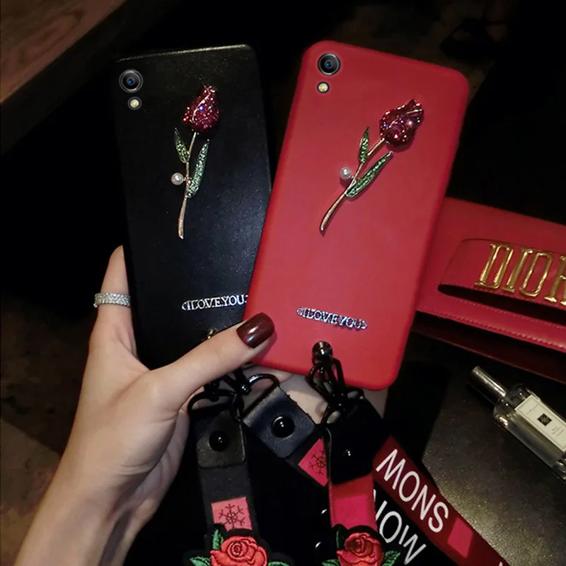 

For Sony Xperia XA XA1 XA2 Ultra XZ XZ1 XZ2 Compact X XP Luxury Wrist stap Rope Bling Case for C6 L2 Z5 Premium Cover