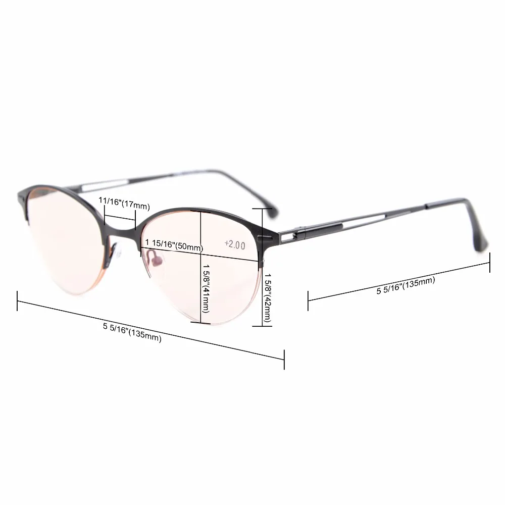 R1648 Mix Eyekepper 5 Pack качественные Пружинные шарниры полуобода кошачий глаз Стиль очки