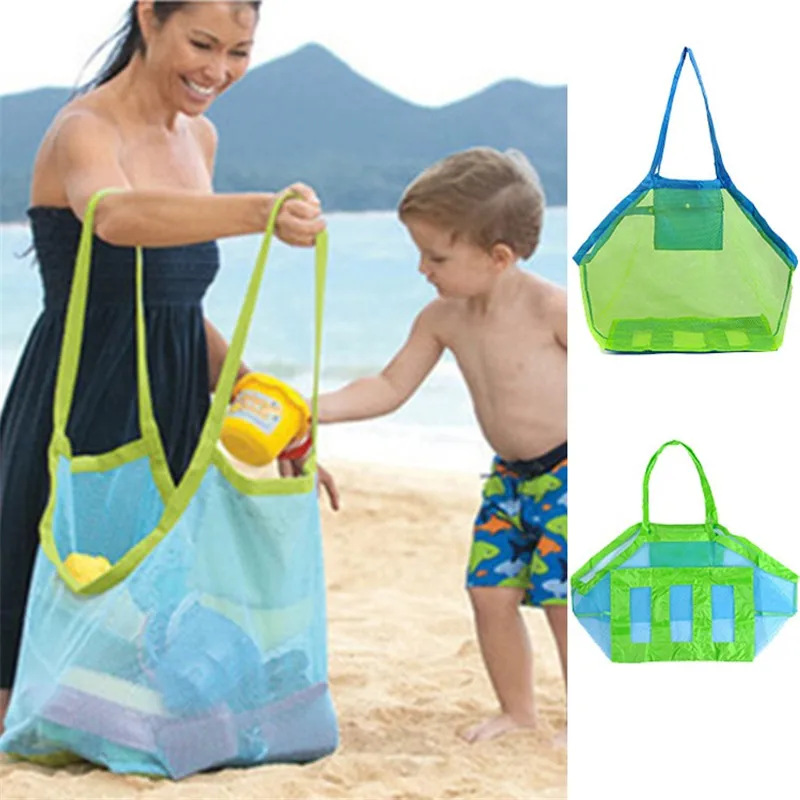 Swimming bag outdoor children's beach net bag mesh beach bag large-in ...