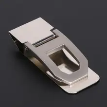 Портативные мужские и женские кошельки, зажим для денег, держатели для карт, кошелек из нержавеющей стали, дуги, выдалбливают, кошельки, зажимы для именных карт, бумажные папки