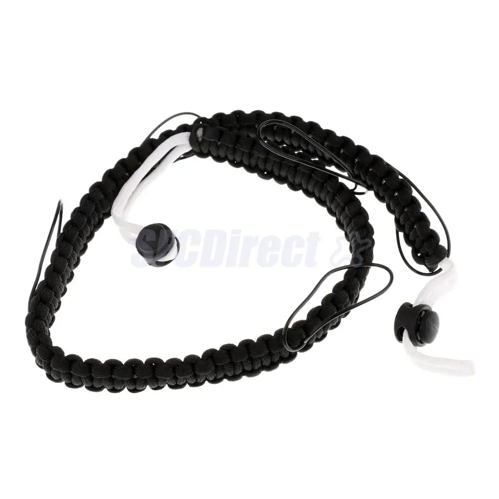  Nylon Braided Paracord Fly Fishing Lanyard Fishing Forceps Line Cleaner Nipper Patch Holder Tools Neck Strap