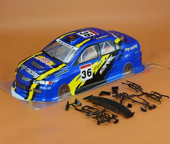 Rc OnRoad Drift бесщеточный ралли Плоский прозрачный корпус TAMIYA 51376 1/10 MITSUBISHI LANCER EVO X Hobao HSP Redcat Tamiya Kyosho 3R