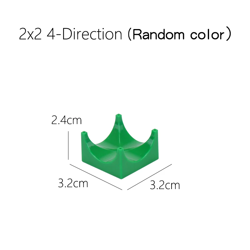 Крупные частицы большие строительные блоки кирпичные части мраморный трек Запуск шары лабиринты трек Воронка совместимые дублированные игрушки для детей - Color: 4-direction