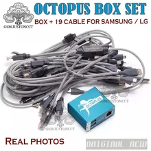 Лидер продаж Полный активирована Осьминог коробка+ 19 в 1 полный набор кабелей для LG и для samsung разблокировка флэш и ремонт