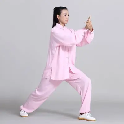 Унисекс китайский костюм кунг-фу Тай Чи Униформа боец одежда для выступлений Мужская Женская утренняя зарядка костюмы Джеки Чан - Цвет: Style I