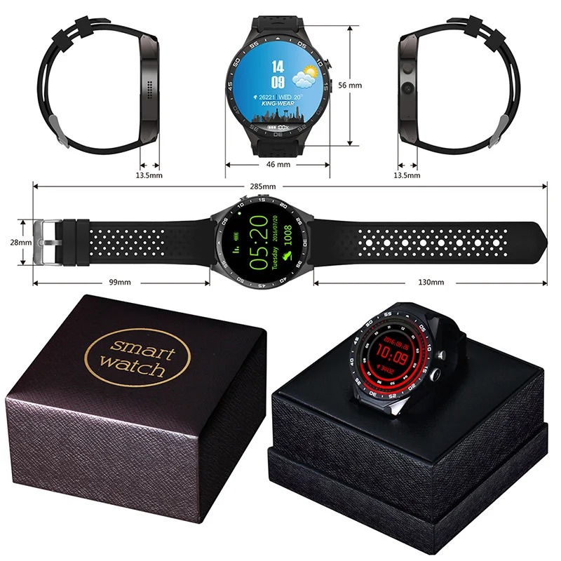  Kaimorui Smart Watch Pedometer Sleep Monitor Support Smartwatch with Heart Rate Bluetooth for IOS a