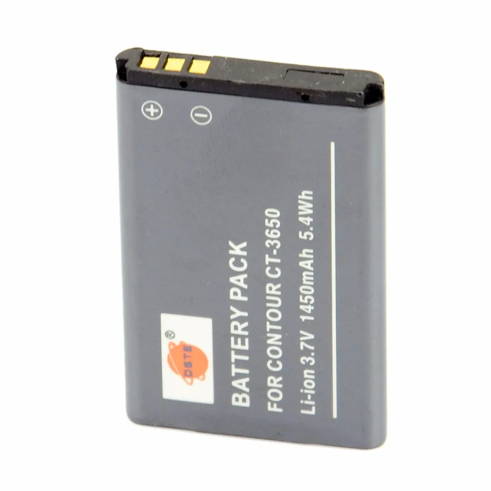 

DSTE CT-3650 Rechargeable Battery for Contour VholdR ContourHD 720P 1080P 1200 1300 1500 2450 3200 3300 GPS 2+ Camera