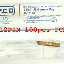 3D Вышивка Руководство татуировки pen машина иглы 12pin PCD постоянный Вышивка Макияж руководство лезвия