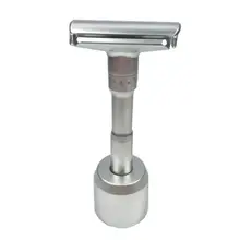 Подставка для бритвы для бритья, держатель для бритвы, аксессуар для бритвы(серебро) D5