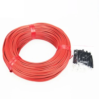

12K Infrared Underfloor Heating Cable System 3mm 100M Concrete engineering materials,Silicon carbon fiber electric wire warm