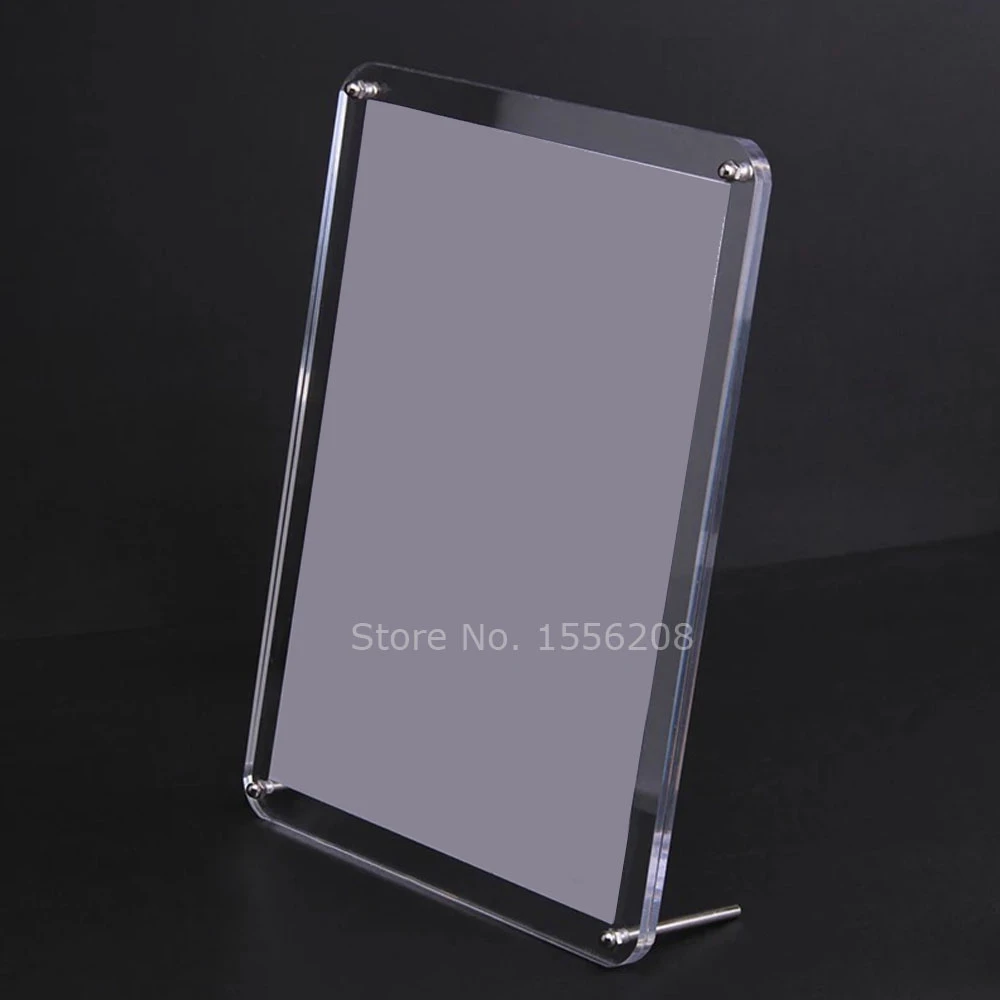 Modern Luxury Acrylic Menu Sign Holder Photo Frame Holder Table Label Display Paper Name Card Frame With Screw Frame Aliexpress