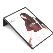 A4 черная стойка для плакатов белая фоторамка подставка металлическая фоторамка реклама KT держатель плаката дисплей стол-подставка стенд для плаката L