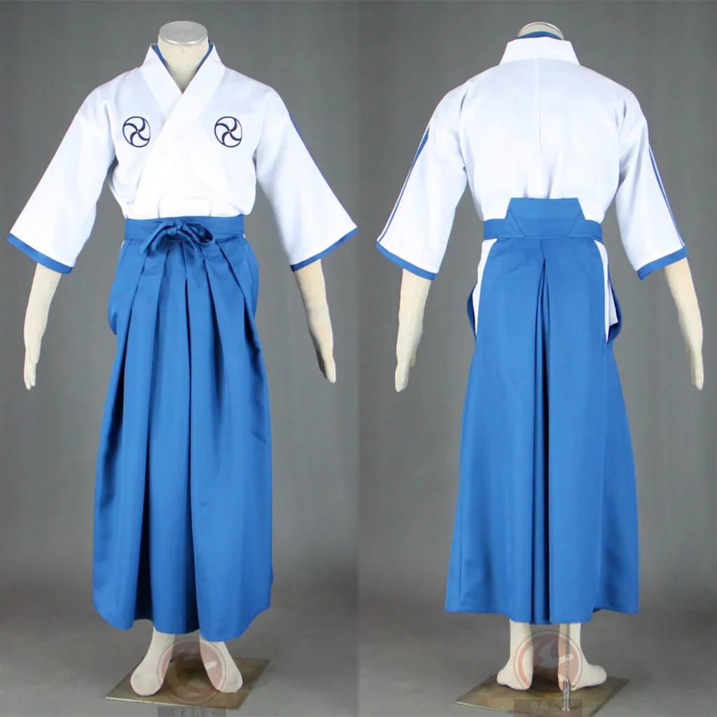 Cool School Uniform Bleach Hitsugaya Toushiro Cosplay Costume Kimono , Pantsin Anime Costumes
