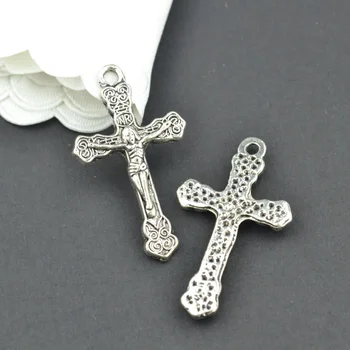 

15Pcs metal cross Charm Antique Tibetan Silver Pendant Jewelry Products Charms Diy Pendants For Necklace Bracelets 2212