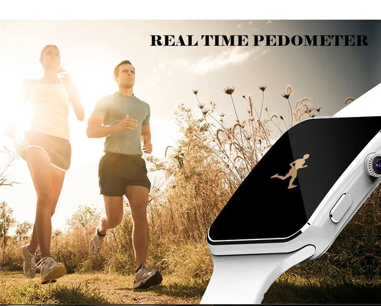 Fashion Black Sport Bluetooth Smart Watch For Android IOS Phone Call SIM Card Intelligent Watches 1.54\'\' HD LCD OGS Touch Screen (8)