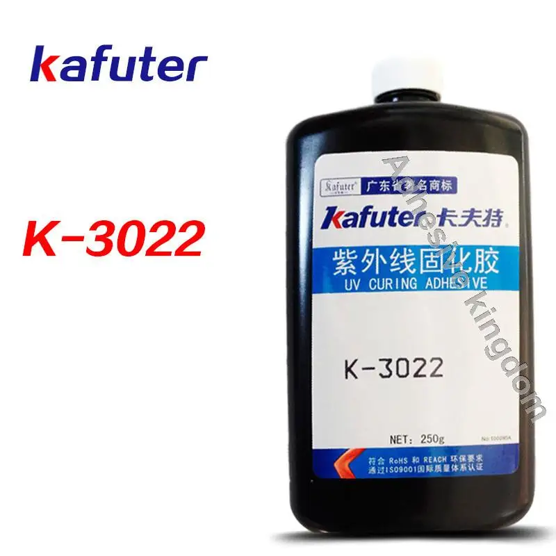 Новинка 4 шт 250 г kafuter K-3022 УФ клей УФ отверждения клей акриловый прозрачный плексигласовый клей