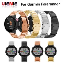 Ремешок для часов наручные Смарт-часы металлический браслет из нержавеющей стали ремешок для Garmin Forerunner 220 230 235 630 620