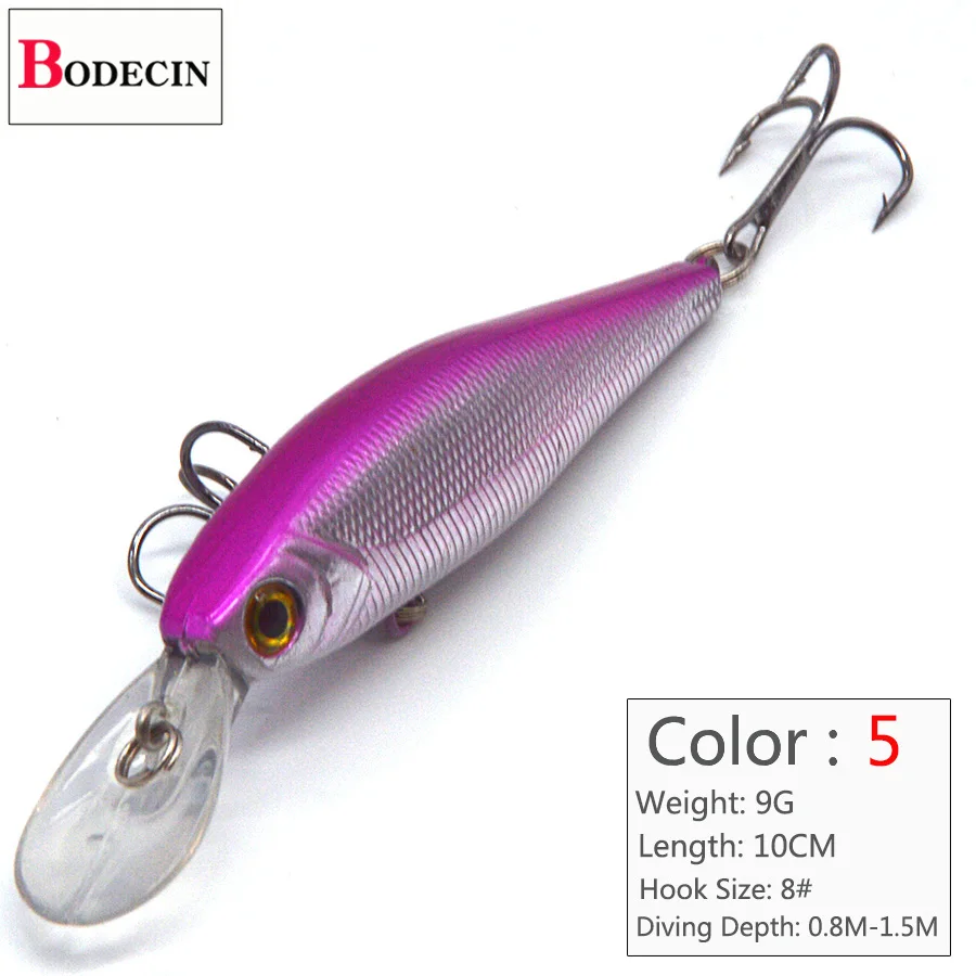 4PCS 3D Eyes Artificial Lures For Fishing Tackle Wobbler Trolling With Hooks Minnow Swimbait Cheap Sea Lures China Laser Bait (1)