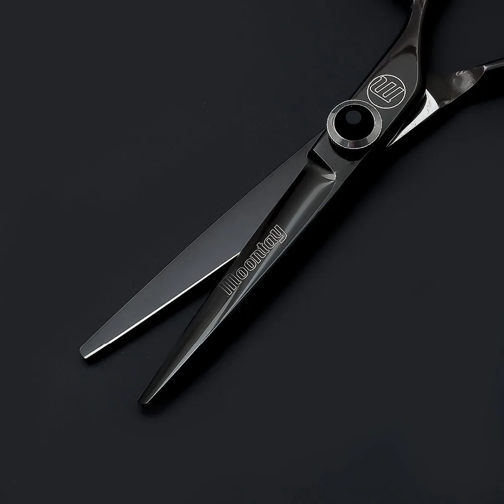 Moontay 5,5 дюймов Pro Парикмахерская поворотный Ножницы Парикмахерские 360 градусов Поворотная рукоятка Парикмахерские ножницы для стрижки