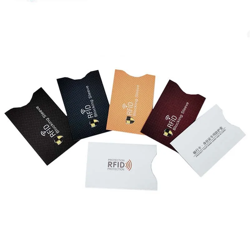 

10PCS Anti Theft for RFID Credit Card Protector Blocking Cardholder Storage Bag Sleeve Case Covers Protection Bank Card Case