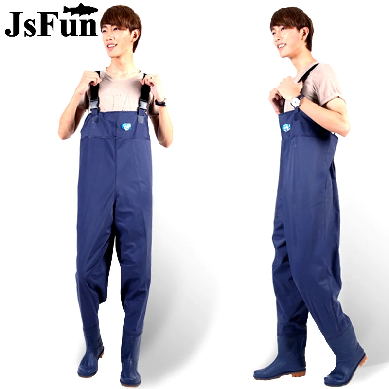 

Fly Fishing Wader Waterproof Breathable Wear-resisting Chest Waders Fast Drying Hunting Wading Pants Foot Jumpsuit PJ165