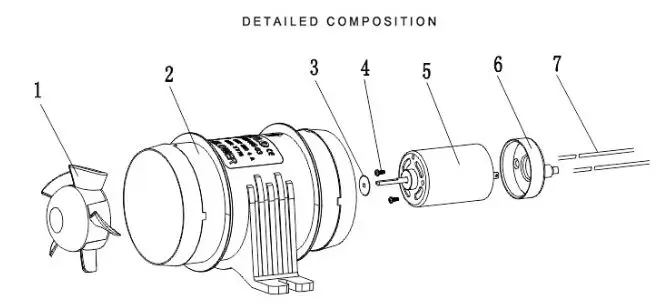 3-дюймовый 4-дюймовый встроенный воздушный воздуходувка, 12V 24V DC RV вентиляционное отверстие, лодка, Трюмная вентиляция вентилятор 75 мм 100 мм