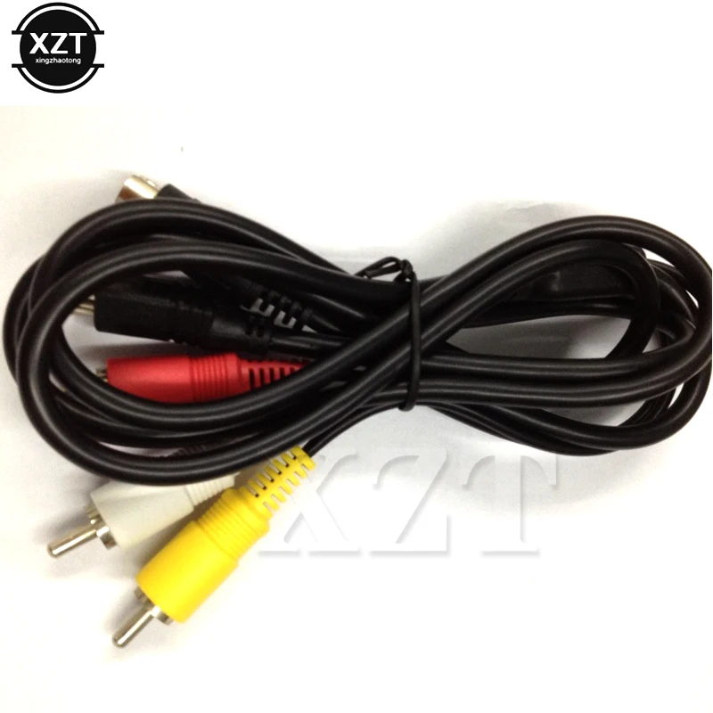 Новый свинцовый av кабель 1 2 м 10 контактный разъем DVI DV Для 3 RCA S Video для Sony Handycam