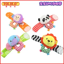 baby hand puppet animal wrist ring doll