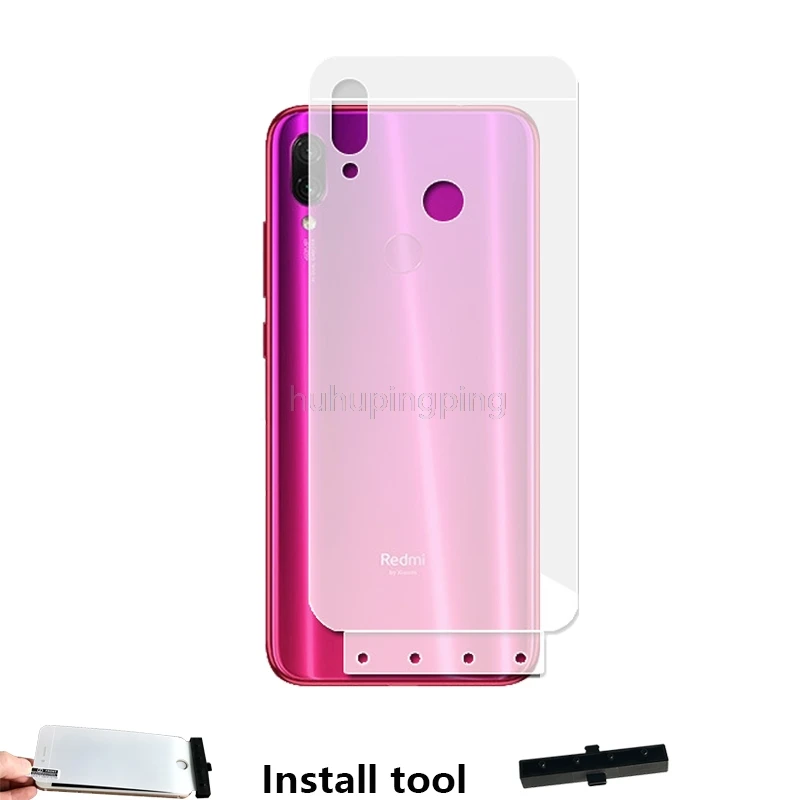 Мягкая 4D полноразмерная Гидрогелевая пленка для Xiaomi Redmi Note 7 6 3 дюйма защита