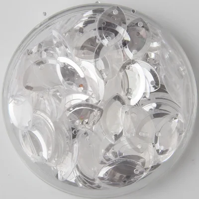 Мульти размер 30 г/лот прозрачный кристалл ПВХ свободная тесьма с пайетками для шитья Свадебное Ремесло, Дети DIY Женская одежда Аксессуары