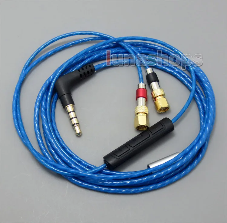 Объемный кабель с микрофоном для наушников HiFiMan HE400 HE5 HE6 HE300 HE560 HE4 HE500 HE600 LN004985 |