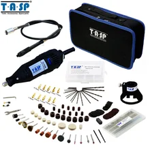 TASP 130W Electric Mini Drill Rotary Tool with Flexible Shaft and 175PC Accessories Storage Bag