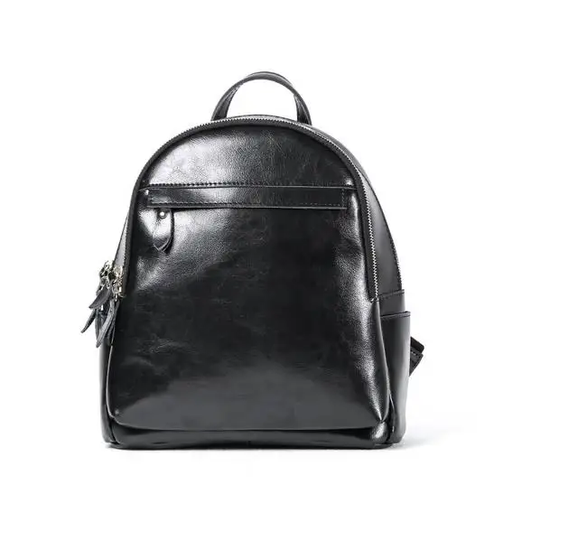 Fashion Designer Women Small Backpack Real Genuine Leather Backpack Women Preppy Style School Bags for Teenagers
