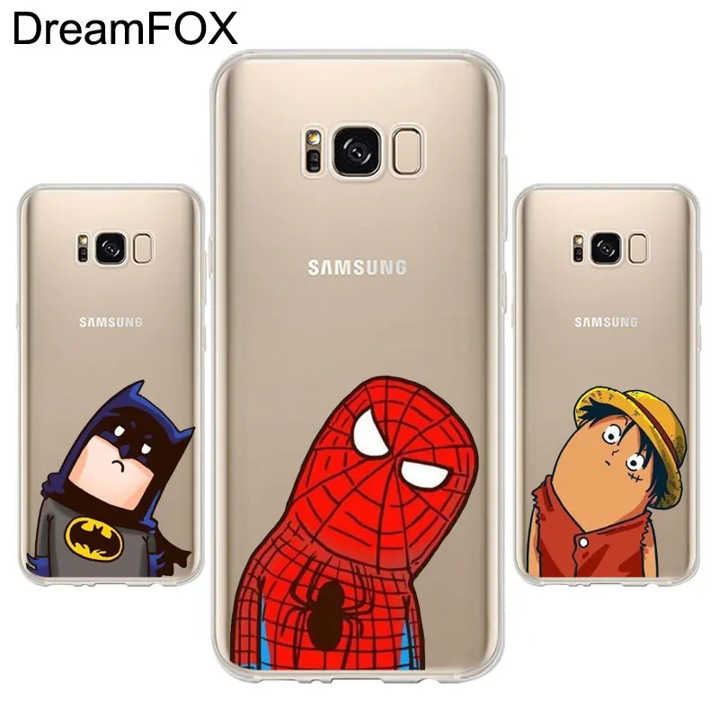 DREAMFOX L321 Cartoon Design Soft TPU Silicone Case Cover For Samsung Galaxy Note S 7 8 9 10 10e 11 11e Lite Edge Plus |