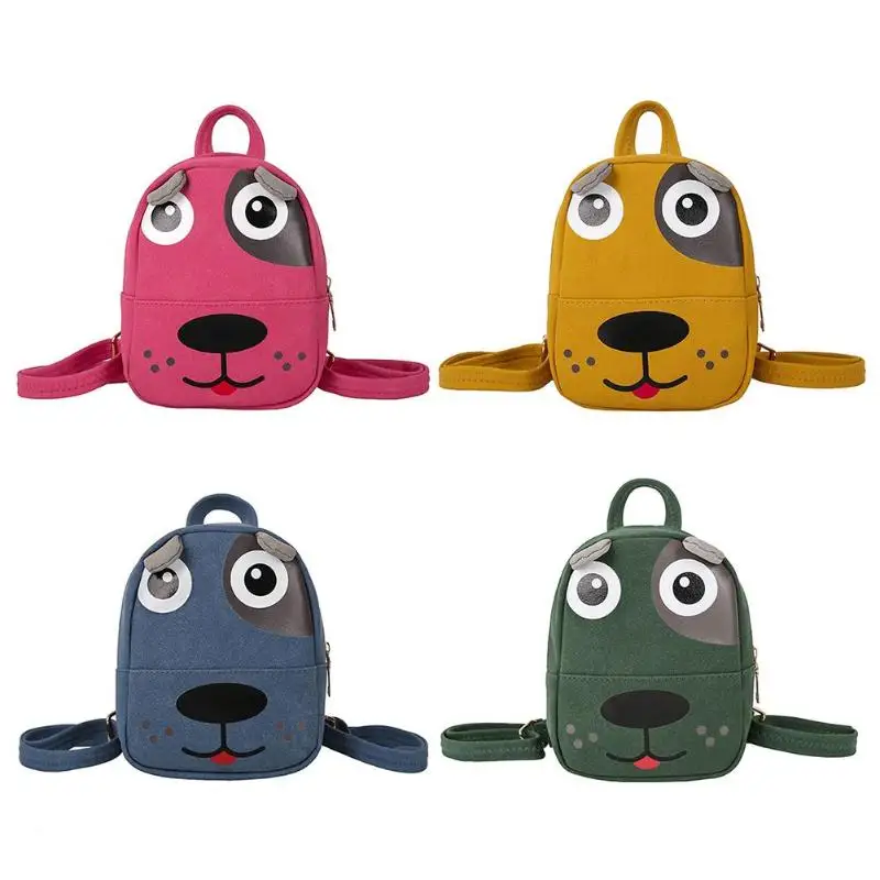 

3D Children Backpack Cute Cartoon Dog Shape Backpack Scrub PU Backpacks for Primary Girls School Bag Fashion Travel Daypack Boy