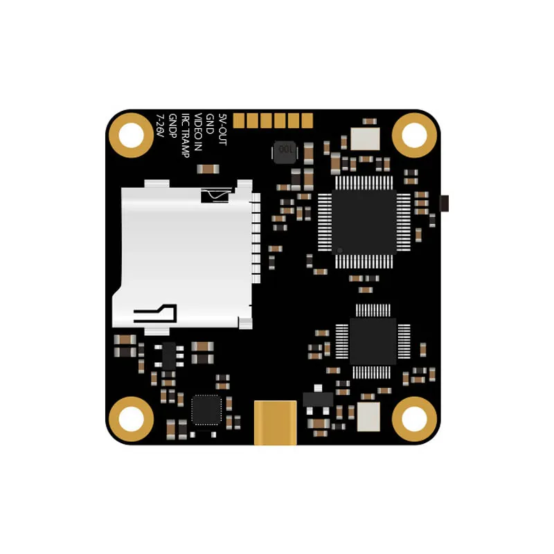 

DVR-VTX Module 5.8G 48CH 25/200/600mW Tansmitter and Video Recorder MMCX Connector For FPV RC Drone Photography AV Transmission