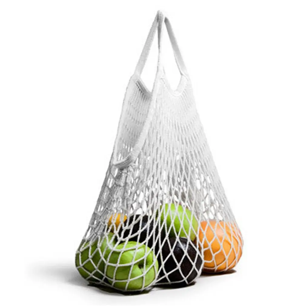 

Large Capacity Mesh Net Turtle Bags String Shopping Bag Compact Size Reusable Women Travel Grocery Storage Handbag
