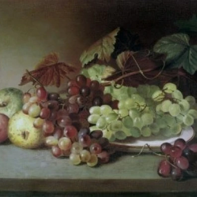 Grapes And Apples James Peale (1749-1831 American) Poster Print (18 x 24)