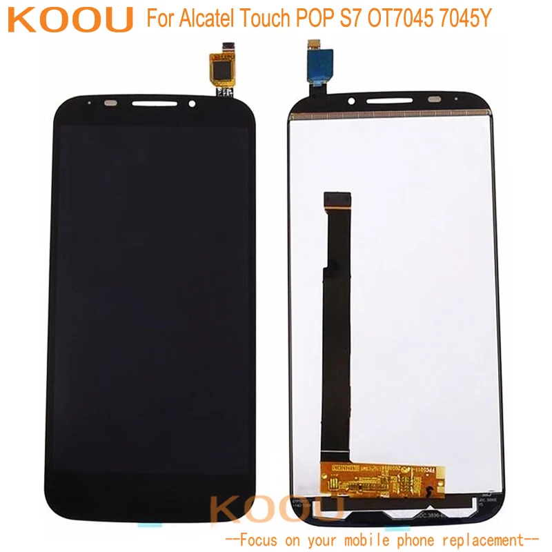 

Mobile Phone LCD Display For Alcatel Touch POP S7 OT7045 7045Y TouchScreen Dightizer Assembly Replacement Parts For Alcatel 7045